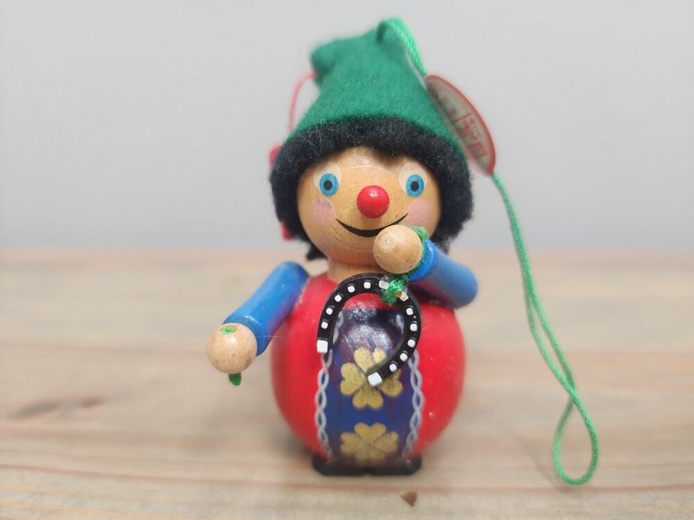 Vintage Steinbach GMBH Wooden Christmas Ornament Made in Germany German Orn